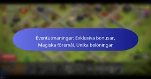 Read more about the article Eventutmaningar: Exklusiva bonusar, Magiska föremål, Unika belöningar