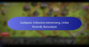 Read more about the article Guldpass: Exklusiva evenemang, Unika föremål, Bonusbyte