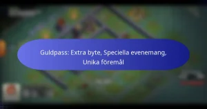 Read more about the article Guldpass: Extra byte, Speciella evenemang, Unika föremål